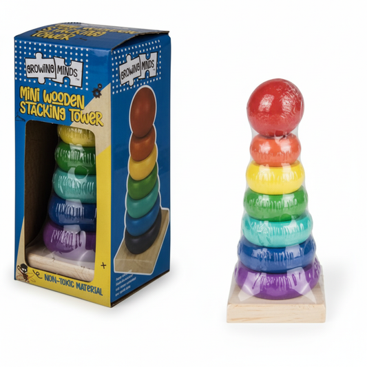 Educational Wooden Stacking Tower