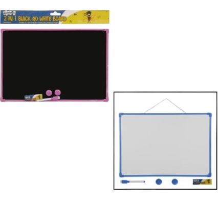 Educational Board - Dry Wipe, Chalk and Marker Compatible - 35 x 50 cm