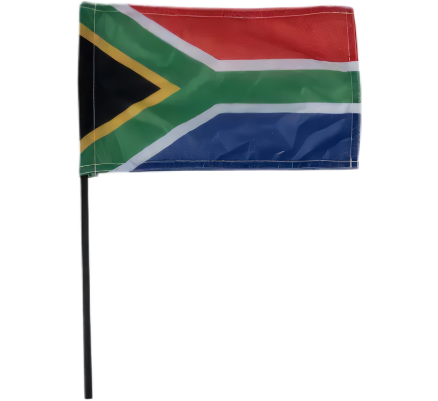 South Africa Flag with Dowel (30 x 20 cm)