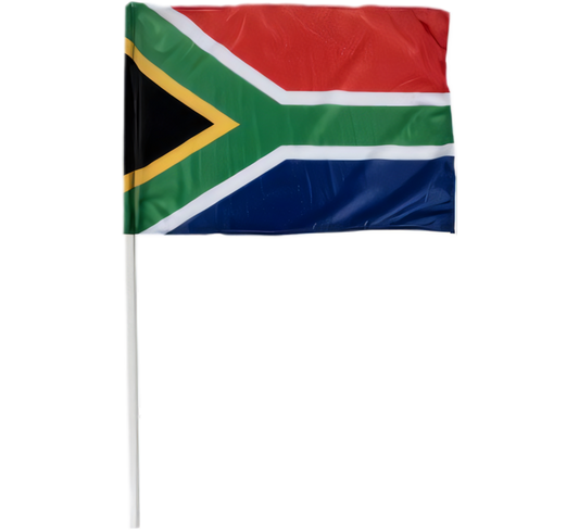 South Africa Flag with Dowel (90 x 60 cm)