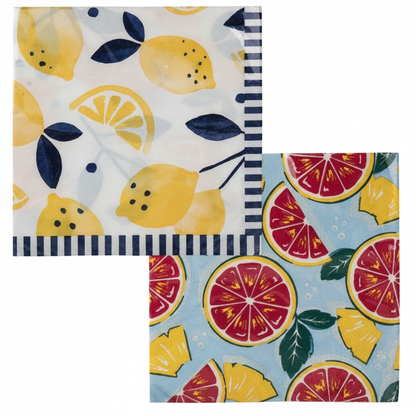 Two Ply Fruit Serviettes - 33 cm - 20 Pieces