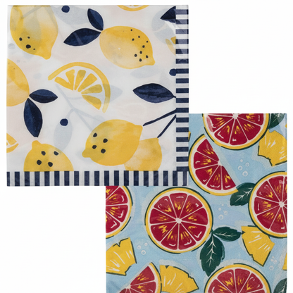 Two Ply Fruit Serviettes - 33 cm - 20 Pieces