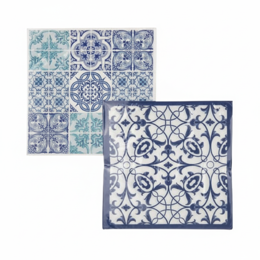 Serviettes, 2-ply, Mediterranean (33 cm, 20pc) - Various Colours