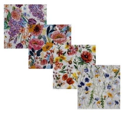 Serviettes Two Ply - 33 cm - 20 Pieces - Flowers
