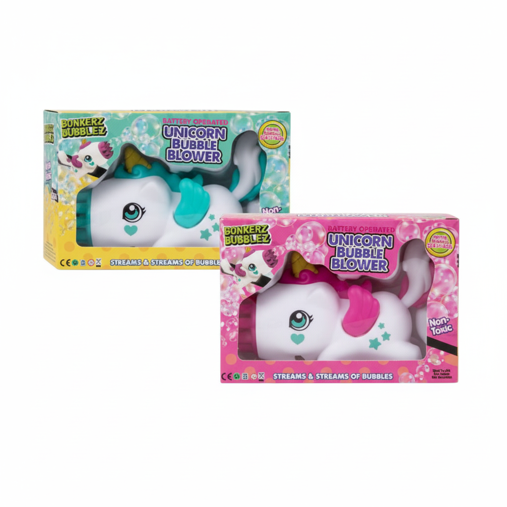 Bubble Novelty Unicorn Blower - 50 ml - Various Colors