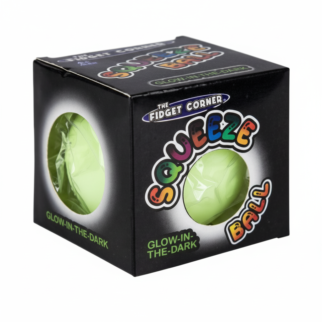 Novelty Ball Stress Glow in the Dark - 8 cm
