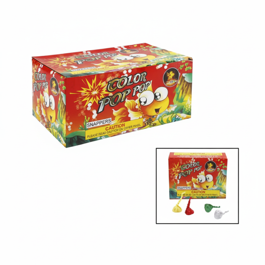 Novelty Pop Pop Snappers - 50 Pieces in Box