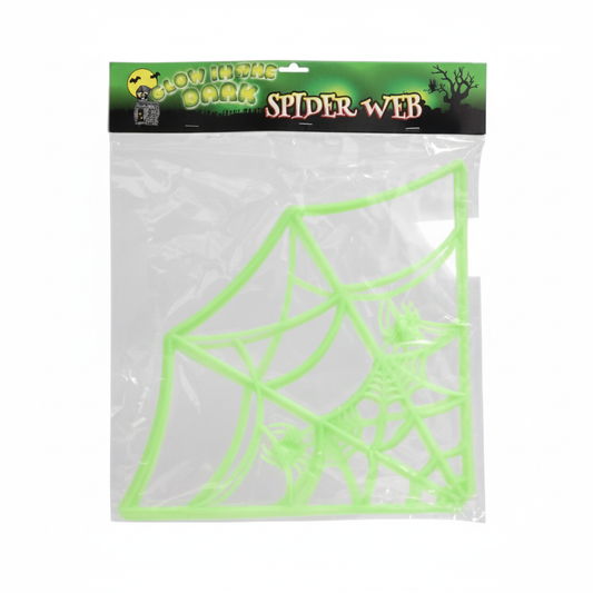 Novelty Glow In The Dark Spider Web