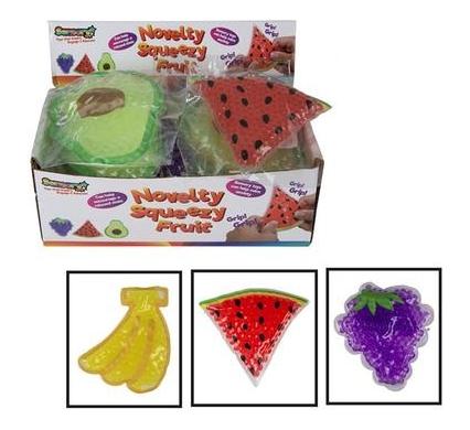 Novelty Squeezy Fruit - 8-10 cm