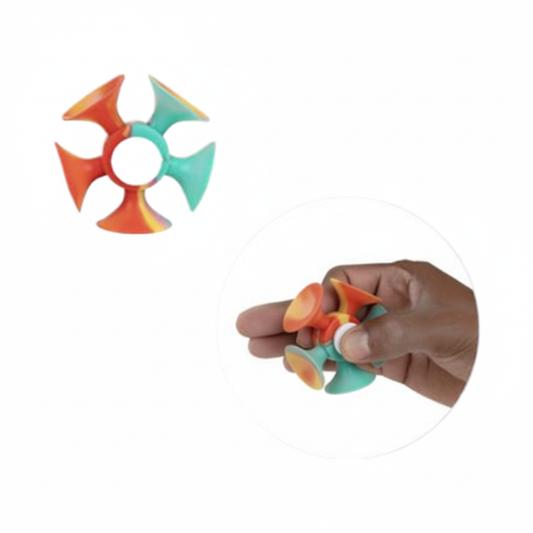 Novelty Spinner Sucker - Assorted - 6 x 6 cm