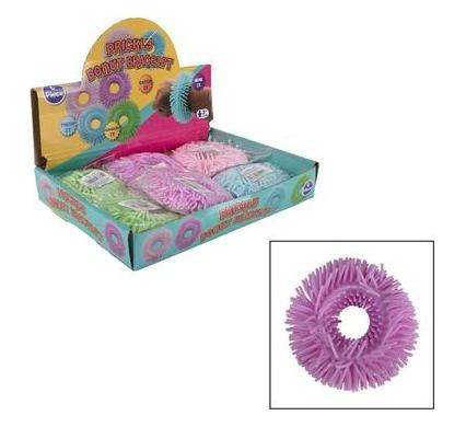 Novelty Prickly Donut - 12 cm - Assorted
