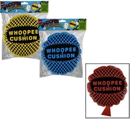 Novelty Whoopee Cushion - Self Inflating - 16 cm