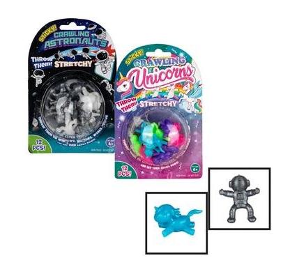 Novelty Sticky Wall Creeblers - Assorted