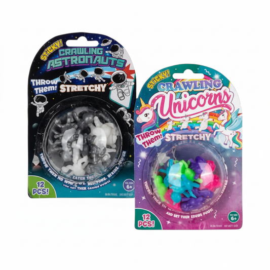 Novelty Sticky Wall Creeblers - Assorted