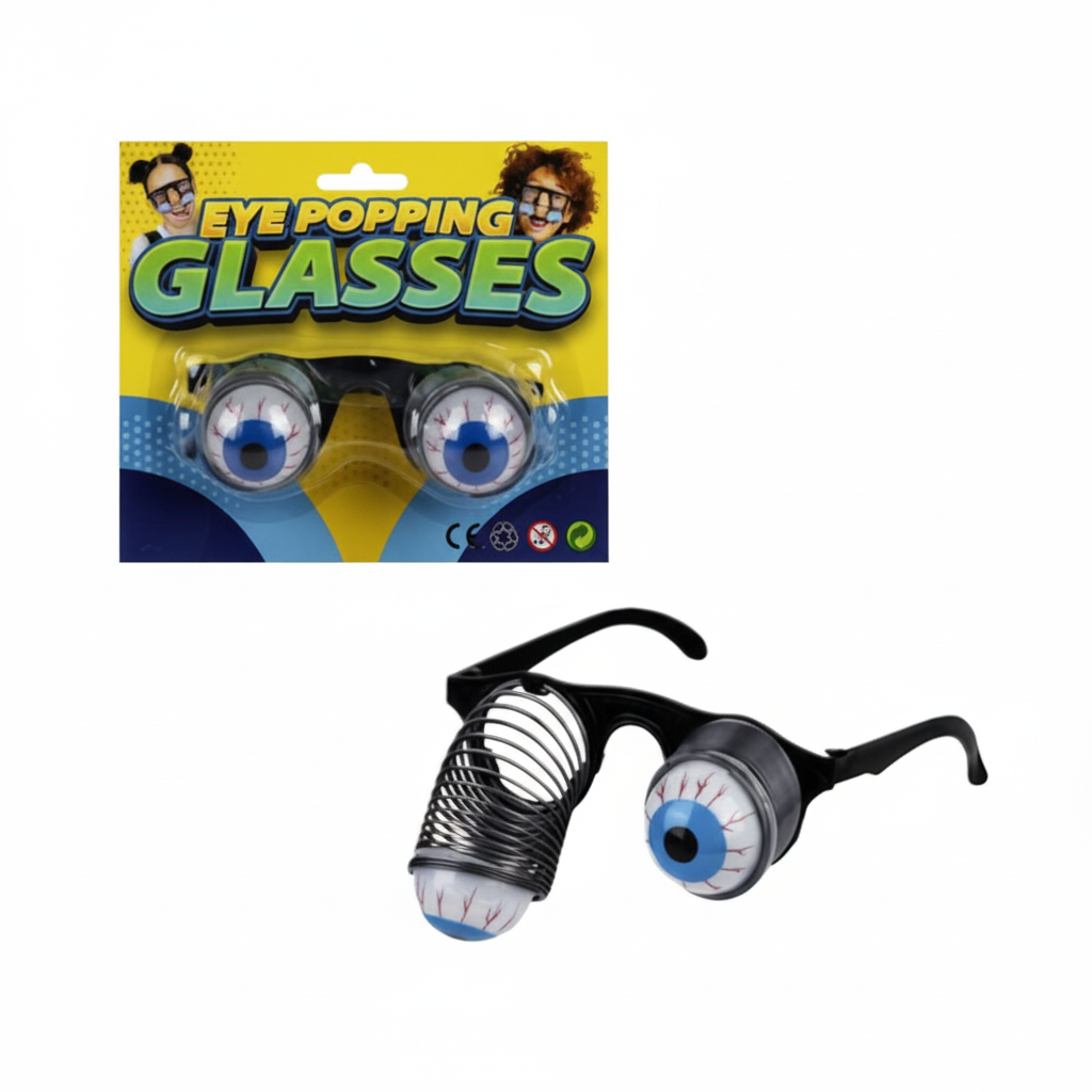 Novelty Eye Popping Glasses - 12.5 cm