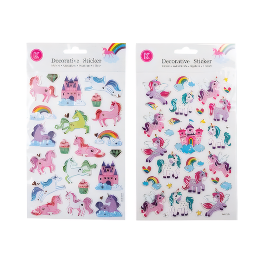 Unicorn with a Unicorn Embossed Foil Outline - Assorted