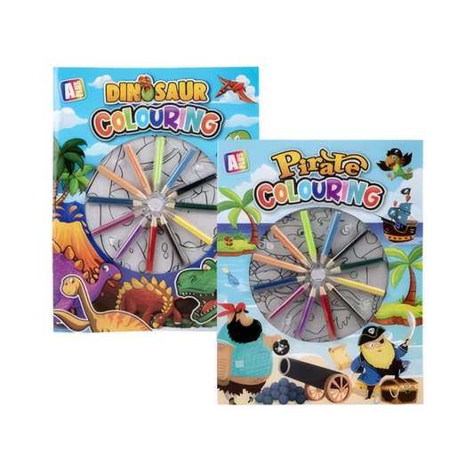 Book Colouring Boy with Pencils - Assorted