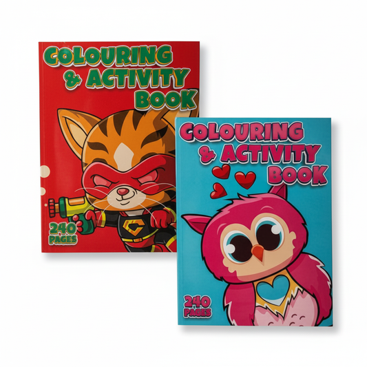 Colouring Book - 240 Pages - Assorted Designs