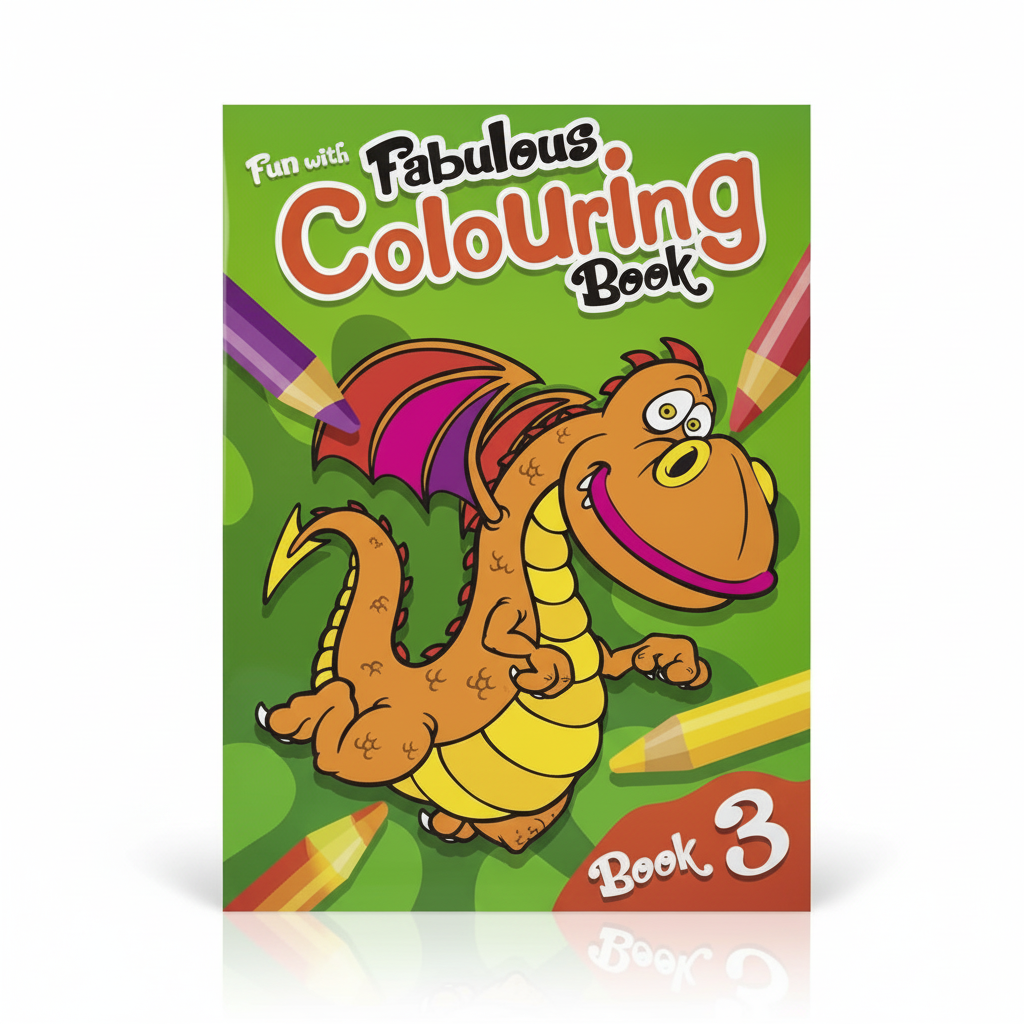 Colouring Book Fun With Fabulous 3