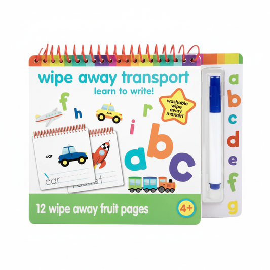 Book Educational Dry Wipe - Transport