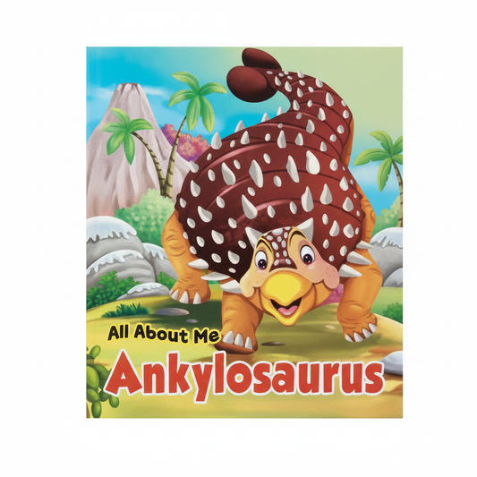 Book Educational All About Ankylosaurus