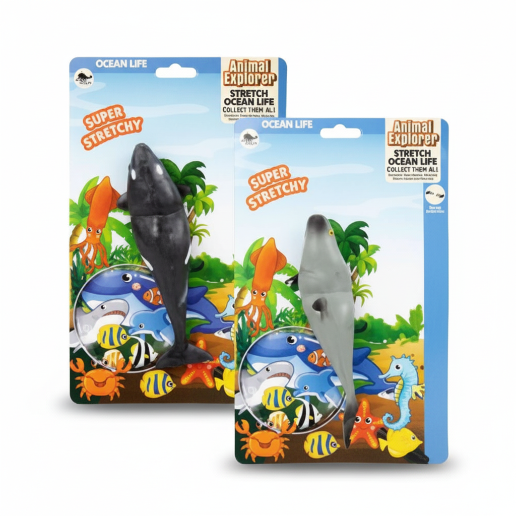 Stretch Ocean Animals (Length 18-19 cm) - Assorted