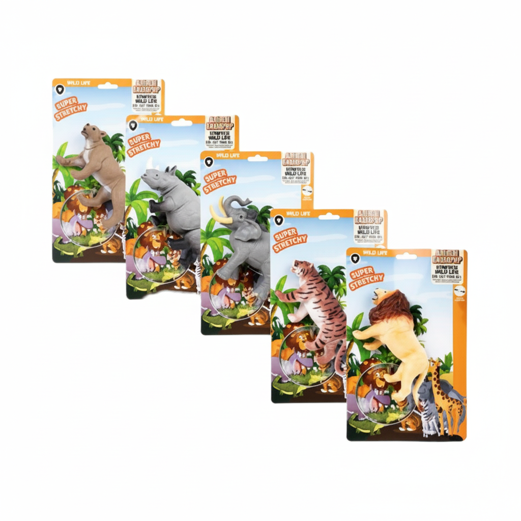 Wild Stretch Animals (15-16 cm) - Assorted