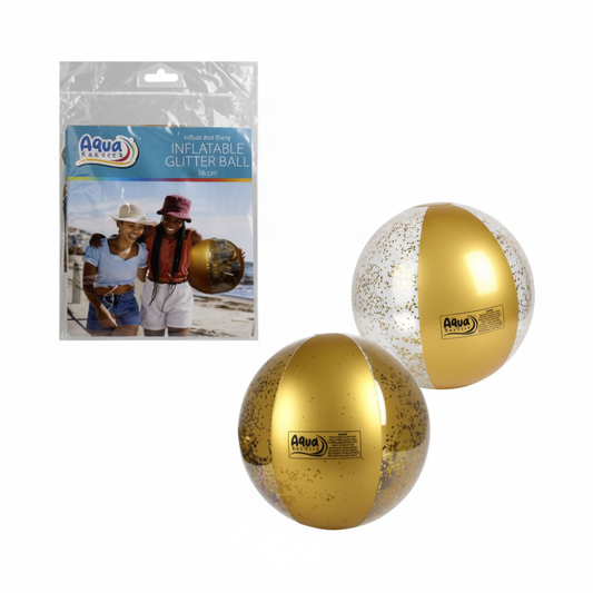 Two Tone Glitter Ball in Various Colours (38 cm)