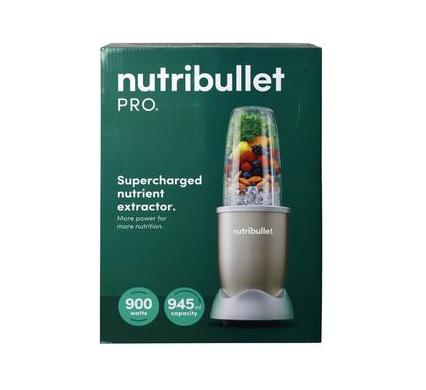 Nutribullet Blender Pro - 900 Watt - 8 Piece Set - Champagne