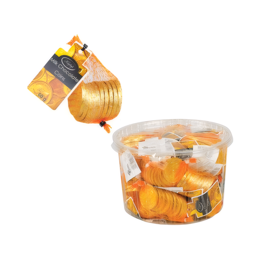 Bulk Pack Chocolate Coins (24 Pieces, 60 g)