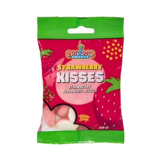 Sweet Strawberry Kisses - Bulk Pack of 6 (60 g)