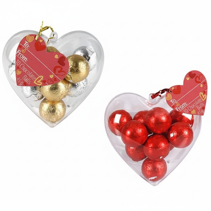 Sweet Chocolate Balls in Heart (10 Pieces, 45 g)