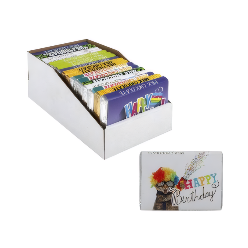 Sweet Chocolate Slab (Bulk Pack of 18, 60 g Each)