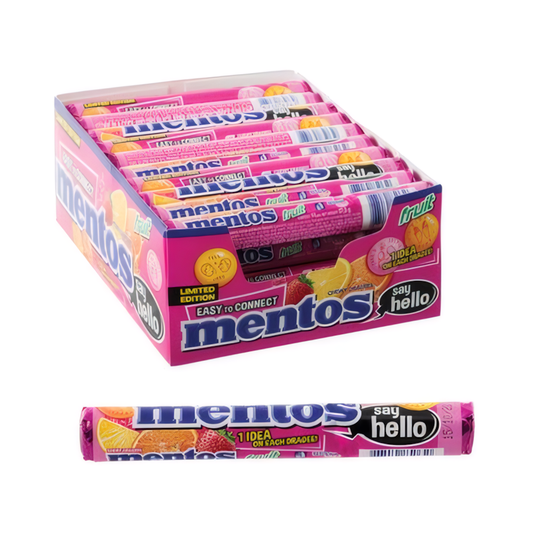 Mentos Fruit Chews - Bulk Pack - 40 Pieces