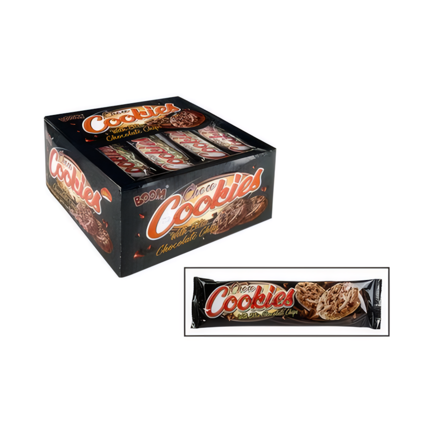 Sweet Chocolate Cookies, 36 g Pack (8 Pieces per Pack) - Bulk Pack of 24