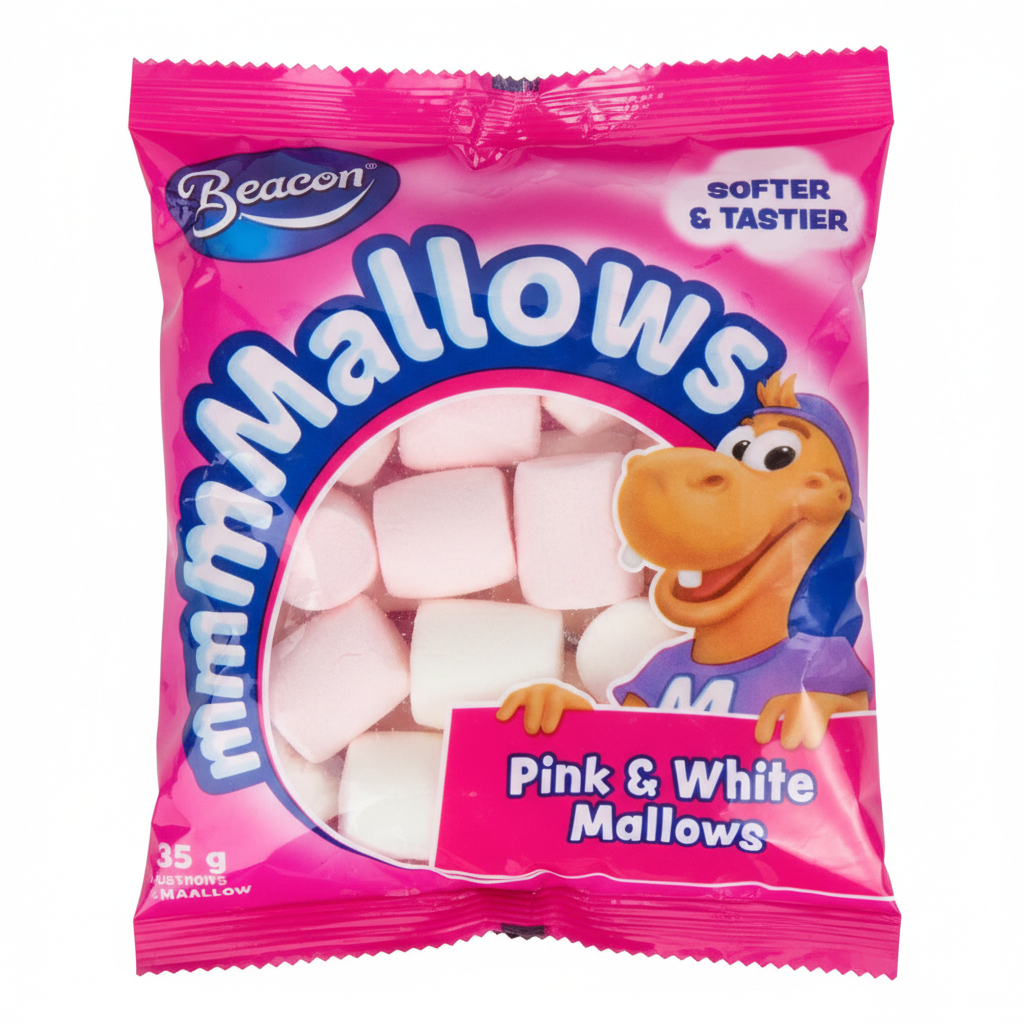 Beacon Pink & White Mallows 135 g