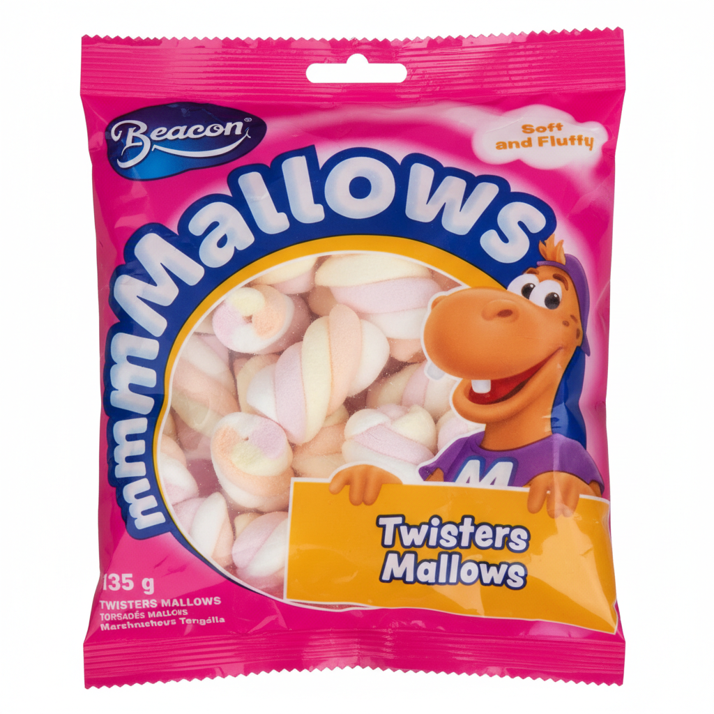 Beacon Mallow Twisters 135 g