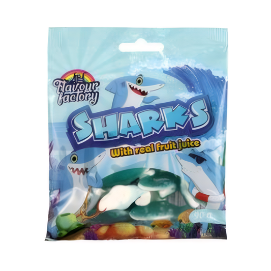 Sweet Gummy Sharks, Bulk Pack of 6 (90 g Each)
