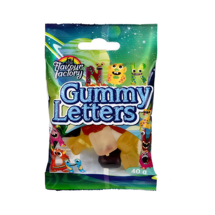 Sweet Gummy Alphabets Bulk Pack of 12 (40 g Each)