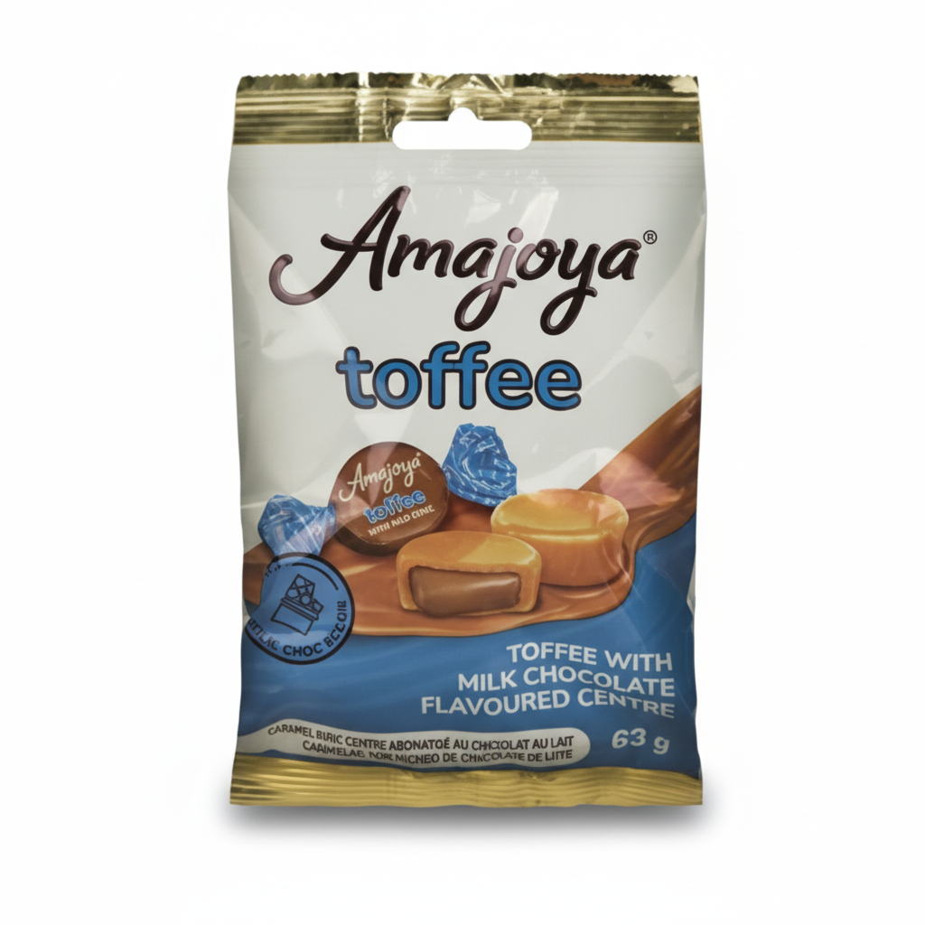 Amajoya Milk Toffee With Chocolate 68 g