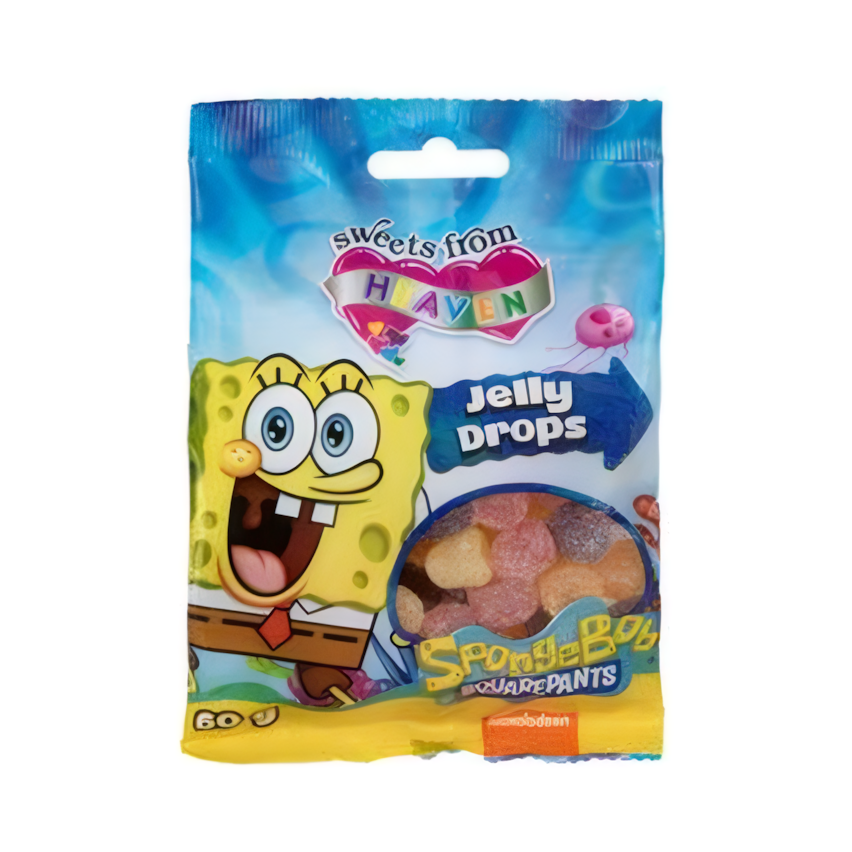 Sweet Gummy Jelly Drops - Bulk Pack of 6 (60 g Each)