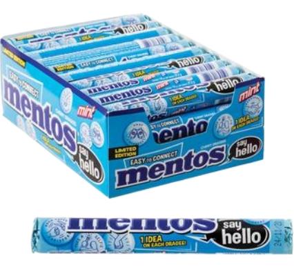 Sweet Candy Mentos Mint Roll - 40 Pack