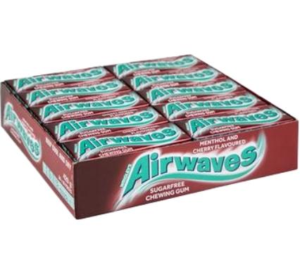 Sweet Gum Airwaves Cherry Menthol - 14g - 30 Pack