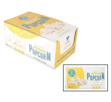 Sweet Snack Popcorn Butter - 100g - Box of 14