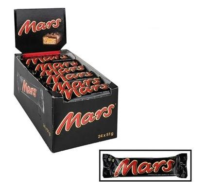 Sweet Chocolate Mars Bar - 51g - 24 Pack