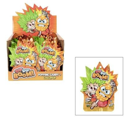 Sweet Lolly Dip Dip Boom Popping Candy - Bulk Pack - 36 Pieces