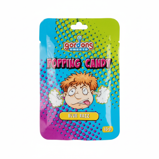 Sweet Popping Candy Blue Raspberry (15 g) - 5 Pack