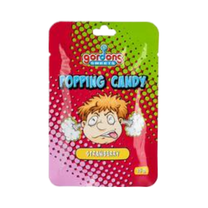 Strawberry Sweet Popping Candy (15 g x 5 Pack)