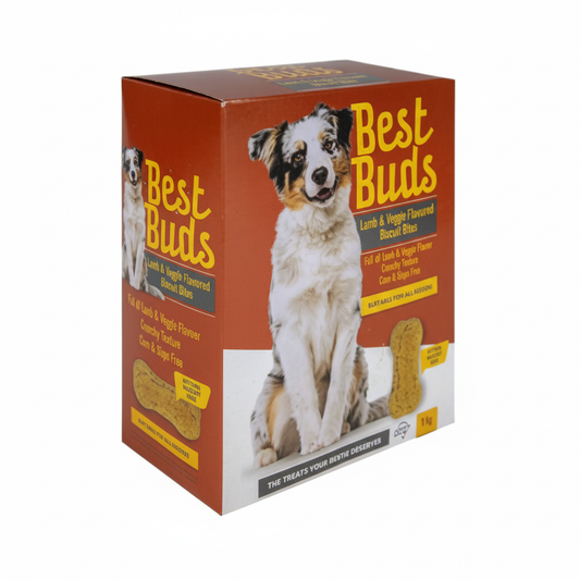 Best Buds Dog Biscuits - Lamb & Veg - 1kg