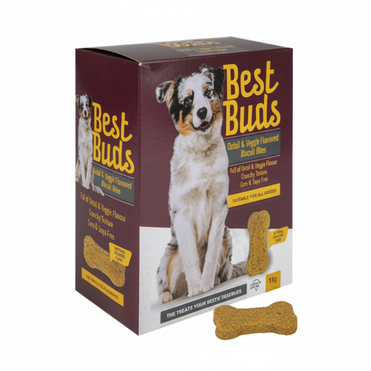 Best Buds Dog Biscuits - Oxtail & Veg - 1kg